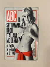 Calendario ABC 1968 il settimanale degli italiani moderni