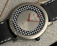 BULOVA OROLOGIO TITANIUM TITANIO LEGGERO 30 MILLIMETRI FONDO MAGAZZINO ANNI 90