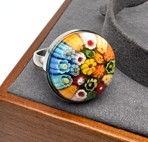 Anello vetro stile - stile, murano