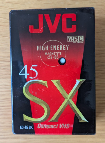 Videocassetta vhs compatta jvc - videocassetta,