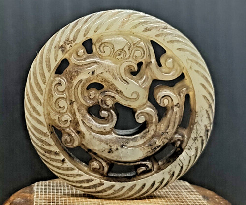 Antico ciondolo giada - antico,