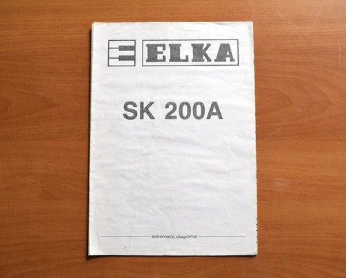 Elka 200a original service - sk-200a,