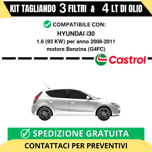 Tagliando per hyundai - i30, 1.6