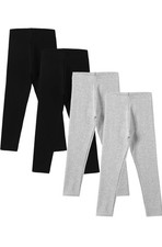 Girls Solid  Ankle Leggings