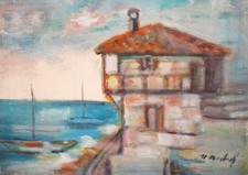 Dipinto ad olio impressionista