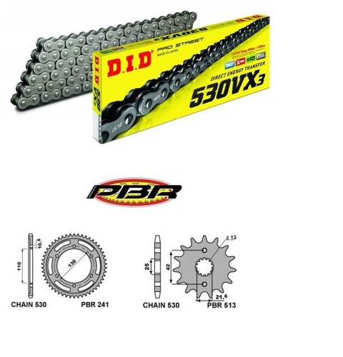 Kit trasmissione kawasaki - trasmissione,