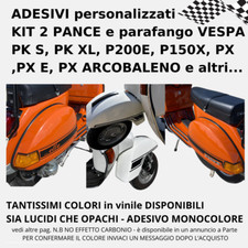 KIT ADESIVI personaliz 2 PANCE+parafango VESPA PK S, PK XL, ARCOB, P200E, PX