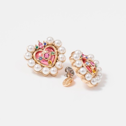 Orecchini perle compatte - , cuore