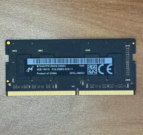 4gb ddr4 pc4 2666v - pc4-2666v, sodimm