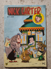 Nick Carter 1 Editrice Cenisio 1976 Bonvi Piuttosto Raro Ottimo