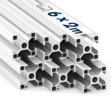 Profilo in alluminio 6 x 30 x