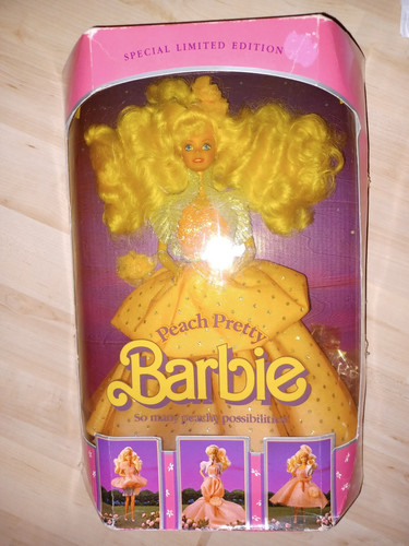 Barbie bambola peach - bambola,