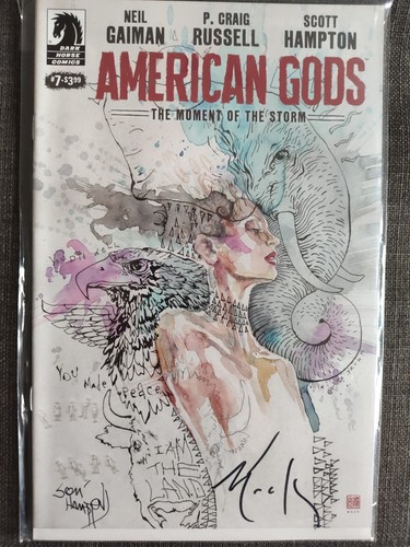 American gods signed - american,