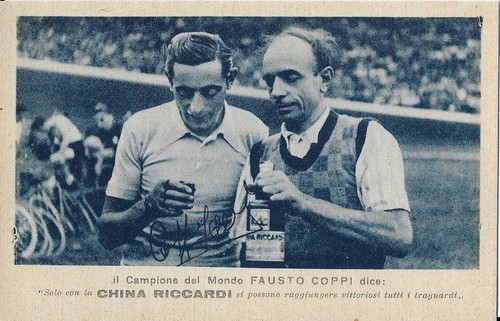 Cartolina ciclismo campione - cartolina,