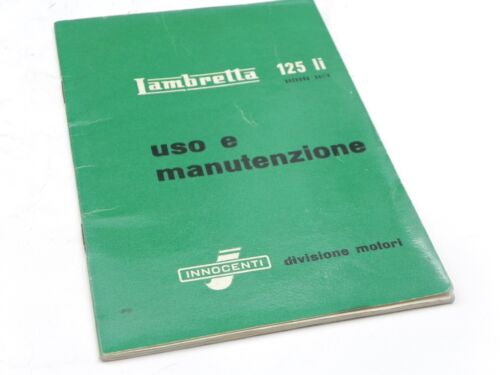 Lambretta 125 manuale libretto - lambretta,