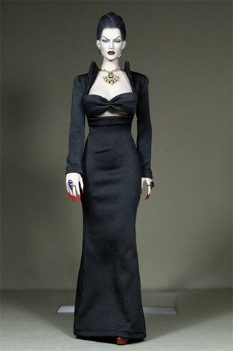 Modellino donna nero - donna,