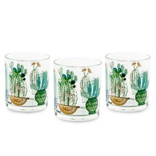 SET 3 bicchieri vetro acqua