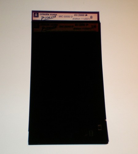 Microfiche catalogo ricambi - catalogo,