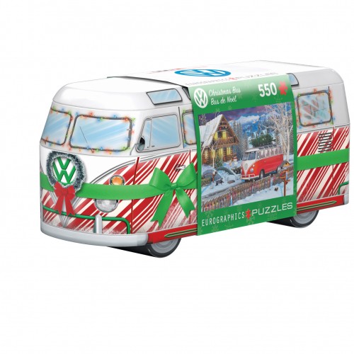 Puzzle autobus di - di, natale