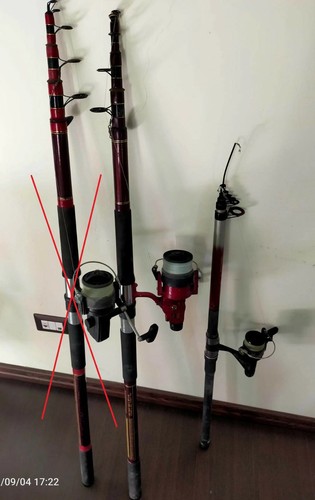 Lotto canne pesca 2 - lotto,