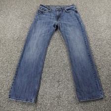 American Eagle Jeans Mens 30X30 Dark Blue Denim Pants Original Straight Fade Y2K