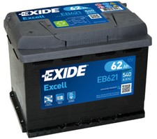 Batteria auto EXIDE EB621 62AH
