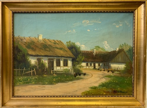 Quadro olio impressionista