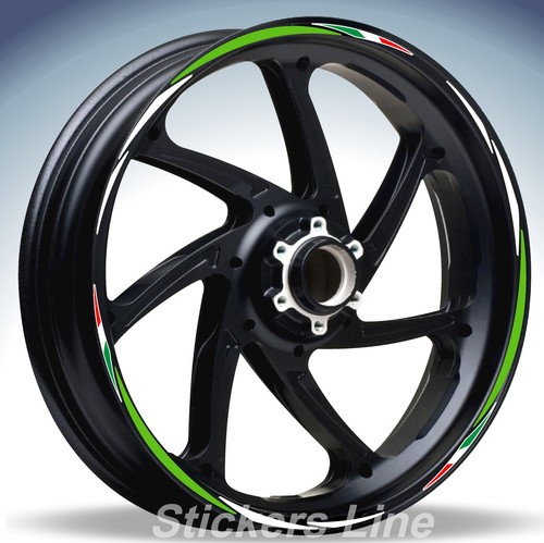 Motorcycle wheel stickers rim