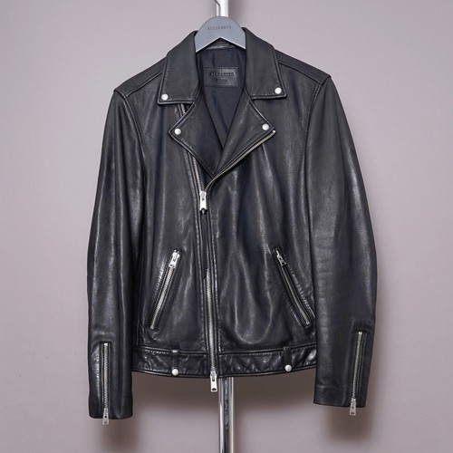 All saints giacca pelle uomo - pelle,