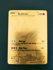 Pokémon Reshiram 114/113 Eng No Goldstar No Shining 