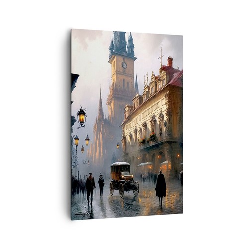 Quadro tela 80x120cm città - quadro,
