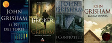 Libri John Grisham. Vari titoli. Vari anni. Mondadori. Rari.
