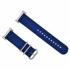 NUOVO PER SUUNTO CORE NYLON WATCH DIVER WATCH BAND ANSE ADATTATORE SET ANELLI ACCIAIO BL