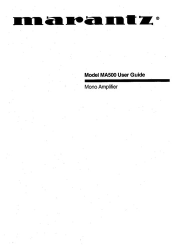 Marantz ma500 amplificatore - ma500,