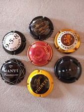 7 Capsule Spumante Ferrari Manti  Monsupello  ecc.. come da foto