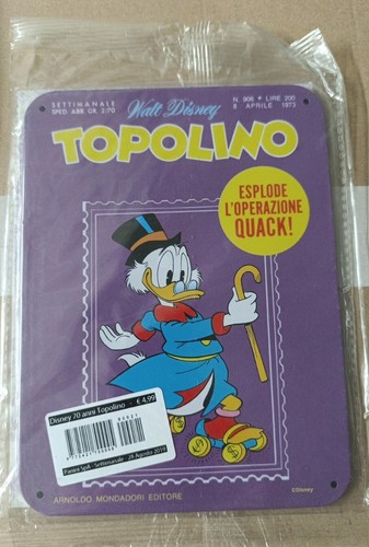 Topolino blisterato con targa - con,
