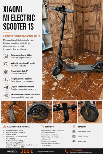 Xiaomi electric scooter 1s - mi,