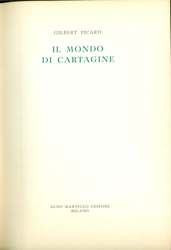 Picard gilbert mondo di - mondo,