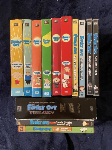 Family guy dvd volumes - guy, dvd’s
