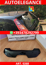💕ART. 0268 SPOILER FIAT PUNTO PUNTO EVO 2009-2018 NERO LUCIDO 💕