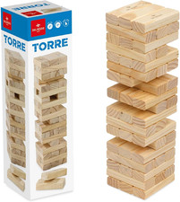 Torre Con Mattoncini in Legno