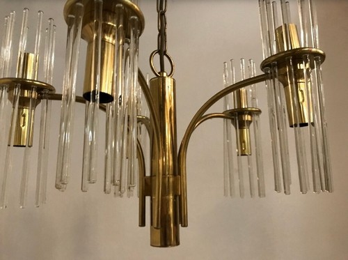 Pair sciolari chandelier gold - sciolari,
