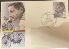 Ciclismo: Centenario Nascita Alfredo BINDA. Cartolina Annullo Filatelico FDC ‘02