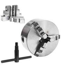 Mandrino per Tornio a 3 Griffe Autocentrante 160 mm in Acciaio
