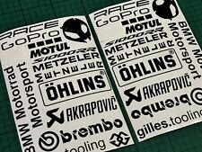 Kit adesivi 24 pezzi Race