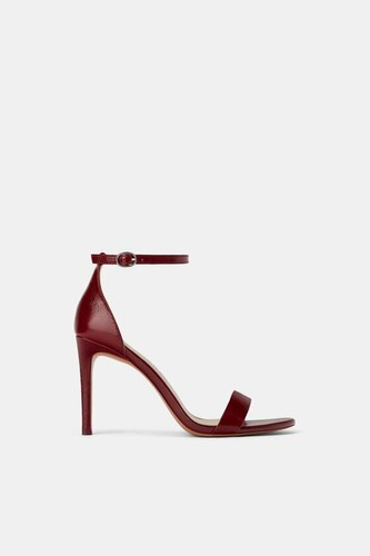 Sandali zara pelle cinturino - sandali,