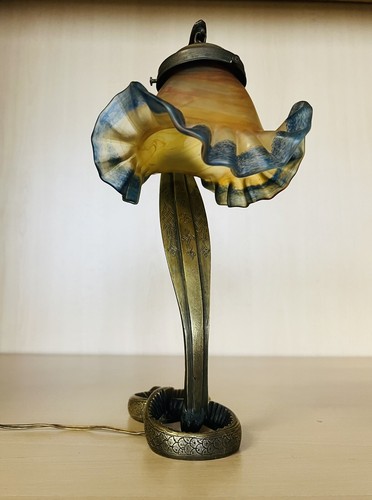 Lampada art deco cobra vetro - art,