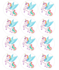 12 tondi immagine commestibile