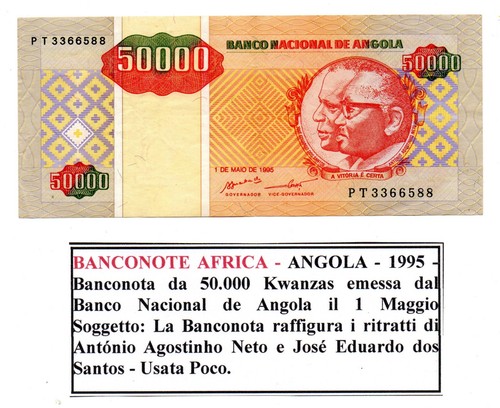 Angola 1995 banconota da - angola,