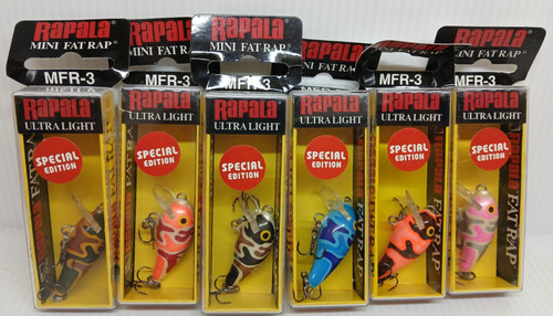 Set 6pz esca pesca rapala - set,